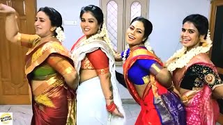 Velaikaran Serial Actress Fun In Shooting Spot Sona, Divya, Archana Hot Dance Mb Studio