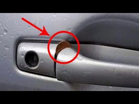 Anyone Who Finds A Coin Jammed In Their Car Door Handle Needs To Remove It Immediately