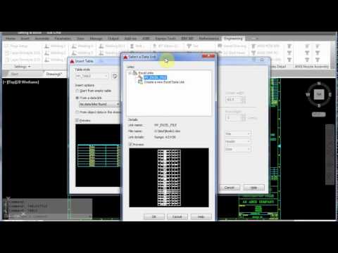 Hướng dẫn chỉnh sửa Table link từ Excel vào AutoCAD 2016