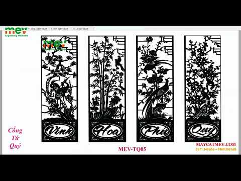 Tặng Thư viện mẫu hoa văn CNC MEV