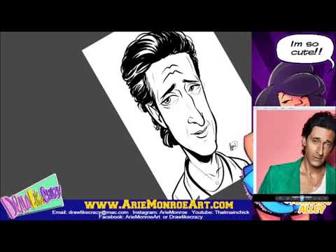 Caricature Resolution: Adrian Brody