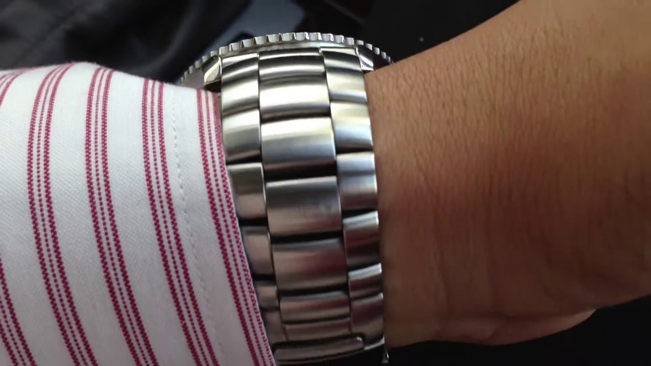 how the omega planet ocean cal 2500 would look like on a wrist plus