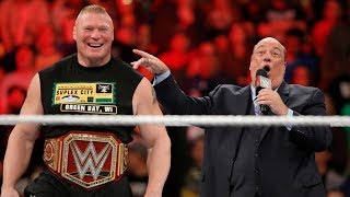 LARGA VIDA para Brock Lesnar con Paul Heyman en WWE