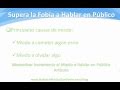 Supera la Fobia a Hablar en Público
