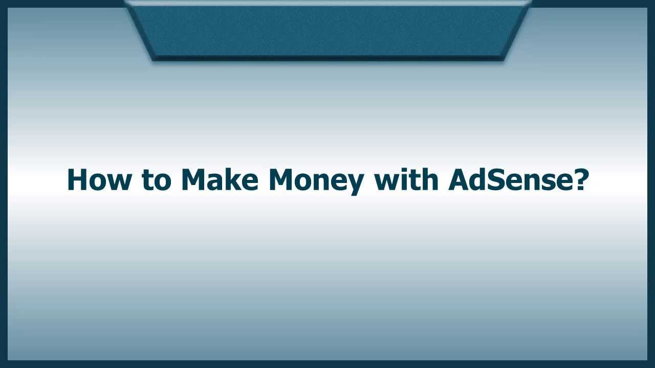 how to make money on youtube google adsense