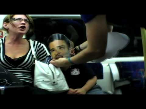 Crazy kids dance to Justin Timberlake on the London Underground