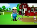Tractors Wheels Go Round And Round | Cartoons For Kids | Nursery Rhymes For Babies By Farmees