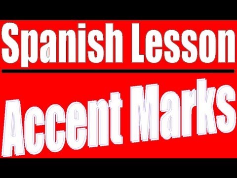 spanish accent marks