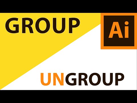 Group and Ungroup - Adobe Illustrator