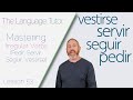 Irregular Verbs in Spanish (Pedir, Servir, Seguir, Vestirse )| The Language Tutor *Lesson 53*