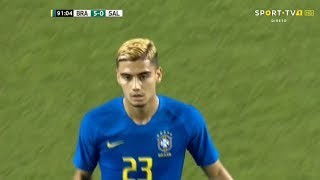 Andreas Pereira Debut for Brazil Against El Salvador