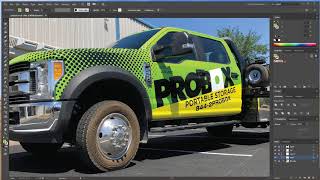 Designing tips on lining up fender to hood for vehicle wrap install