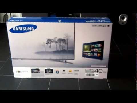 Samsung Smart TV Setup UE 40 / 46 / 55 F Serie F 8090 Präsentation Teil 1