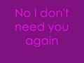 Bad Boy - Cascada With Lyrics
