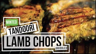 TANDOORI LAMB CHOPS RECIPE - HOW TO MAKE TANDOORI LAMB CHOPS , Spicy Minted Lamb, Juicy Lamb Chops
