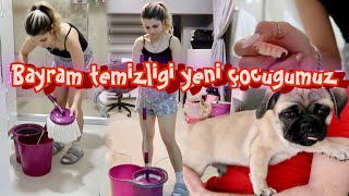 BAYRAM TEMİZLİĞİ VLOG 🛁🧹🧼 YENİ ÇOCUĞUMUZ | BÜŞRA PEKTAŞ 2022