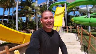 GRITOS DE TERROR EN TOBOGAN DEL PARQUE DE AGUA ROYALTON Memories Splash Punta Cana