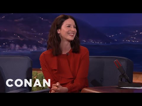 Sylvester Stallone Was Intimidated By Caitriona Balfe's Height - CONAN on TBS
