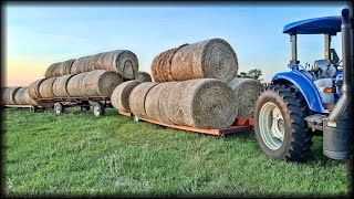 Haytrain Hauling Harvest Incoming