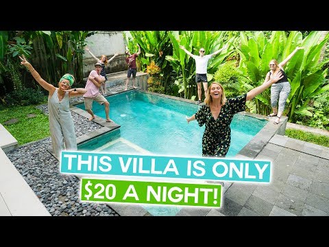 This BALI VILLA is ONLY $20!! | LUXURY ASIA LIVING for Jess Birthday - Canggu & Ubud Vlog
