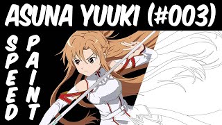 Speedpaint Anime - Sword Art Online - Asuna Yuuki Quotes