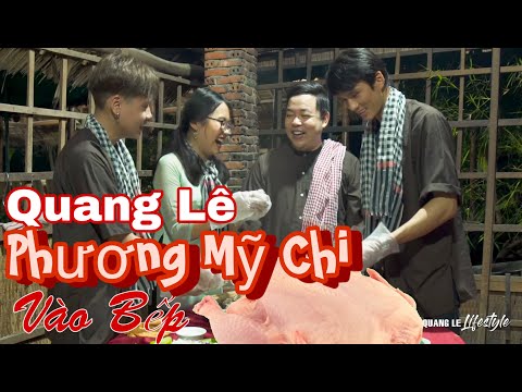 Quang Lê, Phương Mỹ Chi mặc áo bà ba làm món dân dã khiến cả làng khen ngon, ngỡ ngàng gà ăn dừa bến
