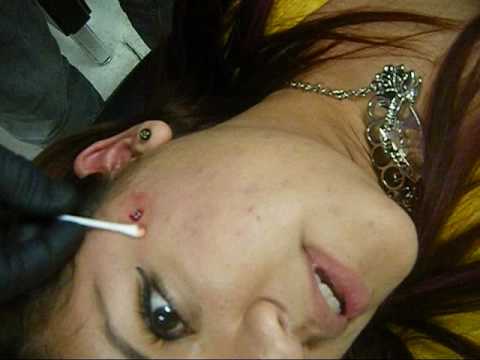 me getting my dermal piercing :D the place is no longer in business me getting my dermal piercing :D the place is no longer in business