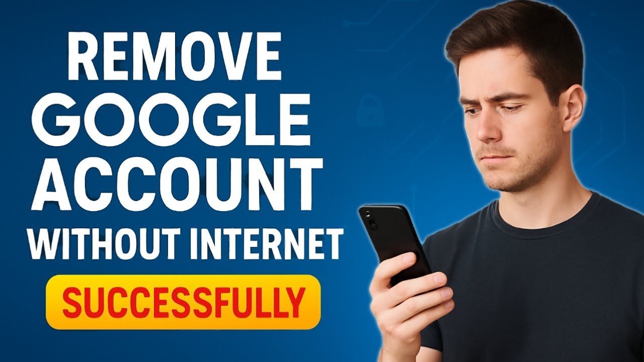 How to Remove Google Account Without Internet | Internet How to Remove Google Account Without Internet | Internet