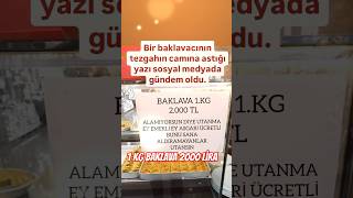 Baklava Alamiyorsun Di̇ye Üzülme Ey Emekli̇ Asgari̇ Ücretli̇ Bunu Sana Aldirmay.1 Kg Baklava 2000 Li̇ra