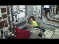 ISS Crew Unpacking Robonaut (for real this time)