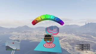 Grand Theft Auto V - car parachuting