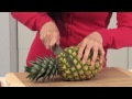Neat way to peel and core a pineapple