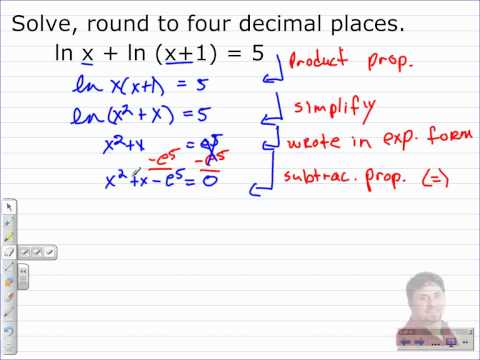 properties of logarithms