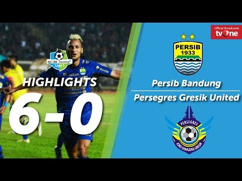 Persib Bandung vs Persegres Gresik United: 6-0 All Goals & Highlights