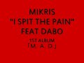 MIKRIS"I SPIT THE PAIN" feat.DABO（prod by JHETTakaYAKKO）
