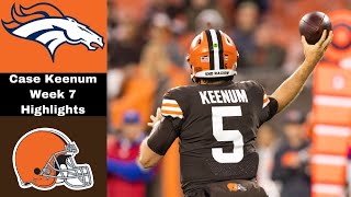 Case Keenum Highlights Vs Broncos Nfl Week 7