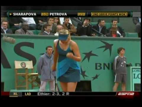 マリア シャラポワ VS Nadia ペトロワ 11／13- 全仏オープン 2009- 2nd Round