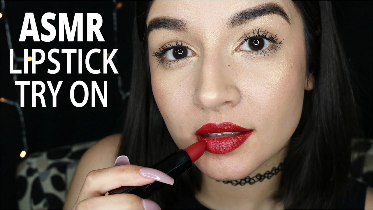 Mirror mouth check lipstick application fan compilation