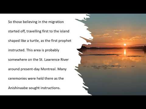 Migration Story of the Anishinaabek