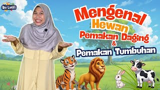 Mengenal Hewan Pemakan Daging & Pemakan Tumbuhan Belajar Jenis Makanan Hewan & Kuis Seru
