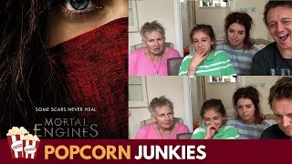 Mortal Engines Official Trailer - Nadia Sawalha & Family Reaction & Review