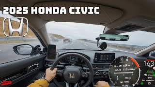 2025 Honda Civic 1.5 Turbo Eco 129 Hp - Pov Review