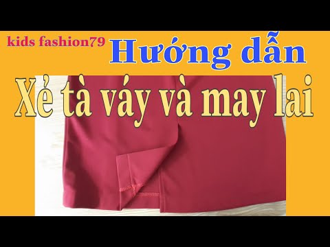 Hướng dẫn cách xẻ tà váy công sở | Color Fashion