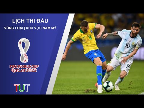 Lịch thi đấu các Lượt trận Vòng loại World Cup 2022 - Khu vực Nam Mỹ (từ ngày 03/9 đến 10/9/2021)