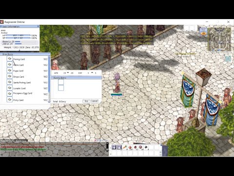 Ragnarok Hercules Offline Server Add Card Item NPC in Prontera