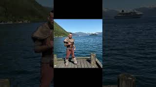 Viking In Vik. Vik I Sogn, Norway .