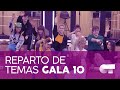 REPARTO de TEMAS GALA 10 | OT 2020