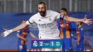 Real Madrid 2-1 FC Barcelona - Maç Özeti |El Clasico