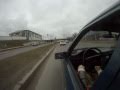 Mercedes Benz W124. Drive in Minsk, Belarus. Camera - GoPro