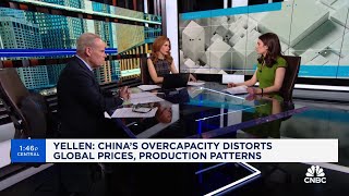 Janet Yellen warns China about excess capacity building in solar, EVs, lithium-i